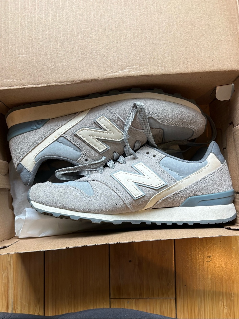 New Balance Blue and Grey Sneakers